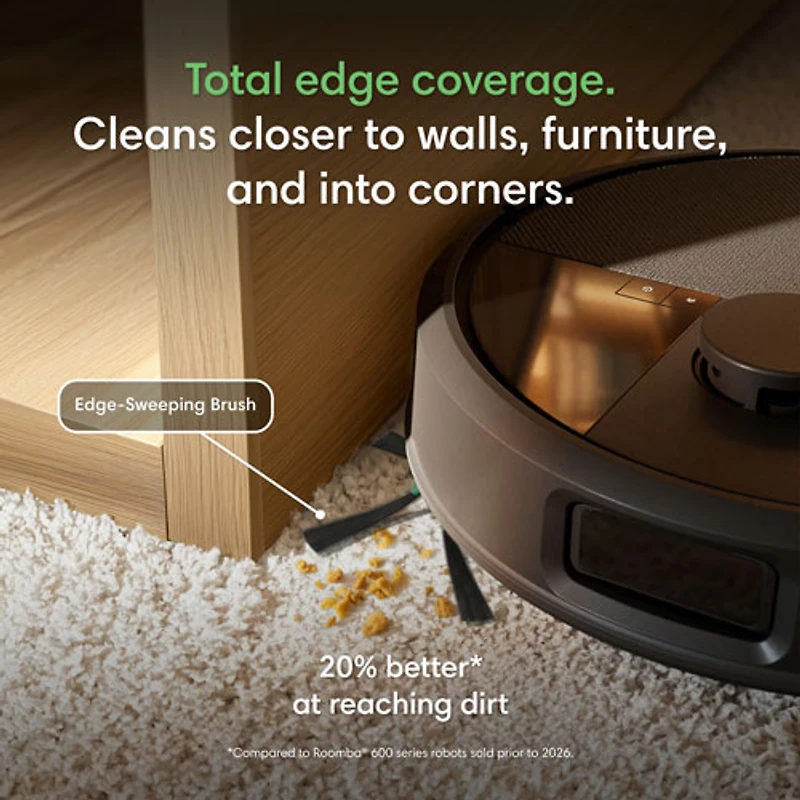 iRobot Roomba Max 715 Robot Vacuum & Mop with Auto-Emptying Dock, Smart Mapping, Wi-Fi, Obstacle Avoidance - Black
