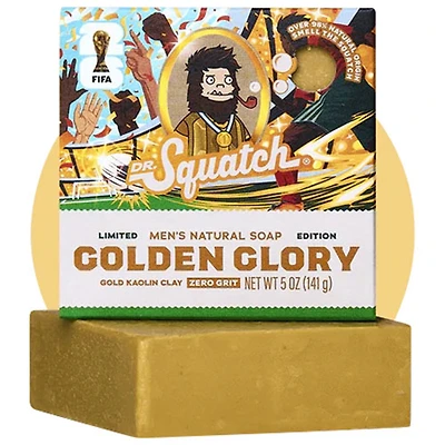 Dr Squatch Limited Edition FIFA Golden Glory Bar Soap