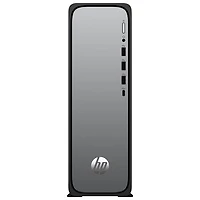 Ordinateur de bureau mince OmniDesk de HP - Argent météore/Noir (Ryzen 3 110 d'AMD/mémoire vive de 8 Go/SSD 512 Go) - Exclusivité BestBuy