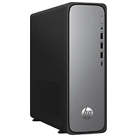 Ordinateur de bureau mince OmniDesk de HP - Argent météore/Noir (Ryzen 3 110 d'AMD/mémoire vive de 8 Go/SSD 512 Go) - Exclusivité BestBuy
