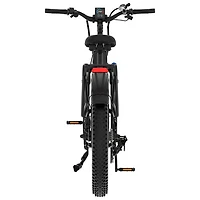 Vélo électrique à gros pneus SF5 de Blutron (moteur 500 W/autonomie jusqu'à 95 km/vitesse maximale 32 km/h) - Noir mat