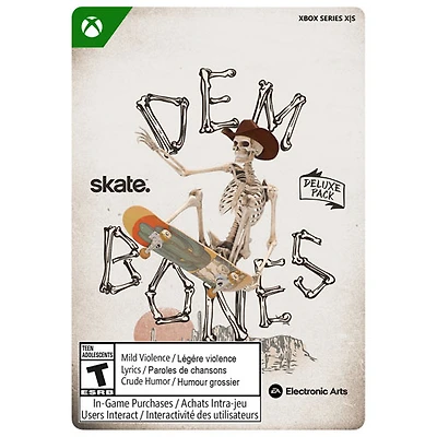 Pack Skate Dem Bones Deluxe (Xbox Series X|S) – Téléchargement numérique