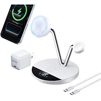Anker Prime 3-in-1 25W Wireless Charging Dock with MagSafe (B25X7J21-5)