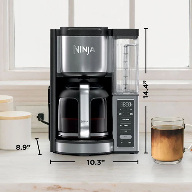 Ninja Fresh Brew Programmable Drip Coffee Maker - 14-Cup - Stainless Steel/Black