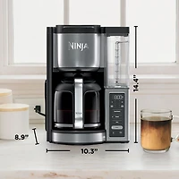 Ninja Fresh Brew Programmable Drip Coffee Maker - 14-Cup - Stainless Steel/Black