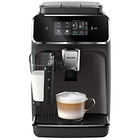 Philips 2300 Fully Automatic Espresso Machine with Milk Frother - Black