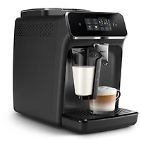 Machine à espresso entièrement automatique 2300 de Philips avec moussoir à lait - Noir