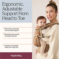 Ergobaby Omni Classic Mesh Four Position Baby Carrier - Camel