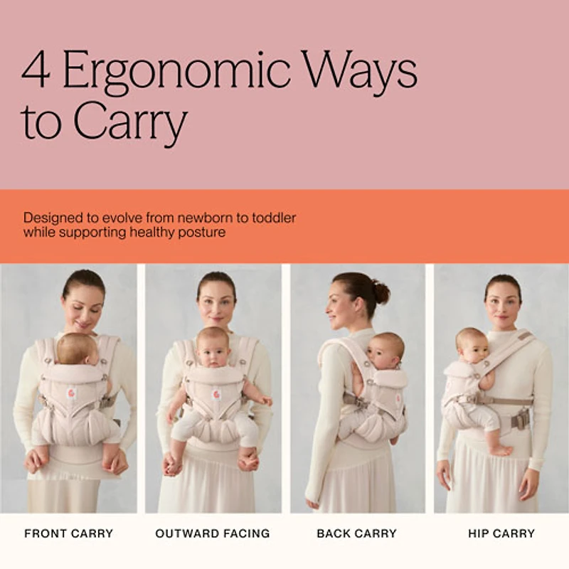 Ergobaby Omni Classic Mesh Four Position Baby Carrier - Camel