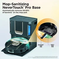 Aspirateur robot à vadrouille sans fil et sans sac avec vidage automatique et cartographie intelligente PowerDetect ThermaCharged de Shark