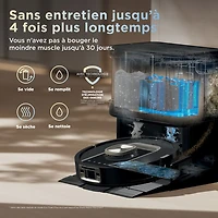 Aspirateur robot à vadrouille sans fil et sans sac avec vidage automatique et cartographie intelligente PowerDetect ThermaCharged de Shark