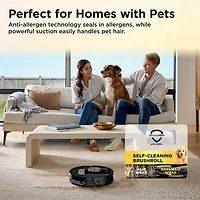 Aspirateur robot à vadrouille sans fil et sans sac avec vidage automatique et cartographie intelligente PowerDetect ThermaCharged de Shark