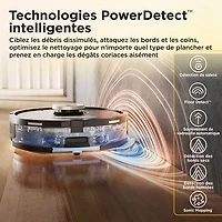 Aspirateur robot à vadrouille sans fil et sans sac avec vidage automatique et cartographie intelligente PowerDetect ThermaCharged de Shark