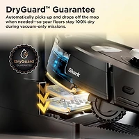 Aspirateur robot à vadrouille sans fil et sans sac avec vidage automatique et cartographie intelligente PowerDetect ThermaCharged de Shark