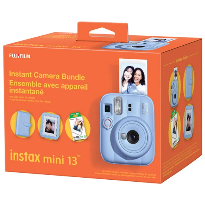 Fujifilm Instax Mini 13 Instant Camera Bundle - Frost Blue