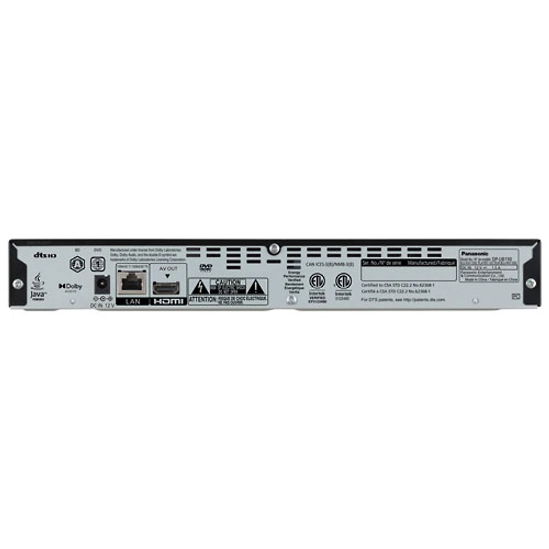 Panasonic 4K UHD Blu-ray Player (DPUB150K)