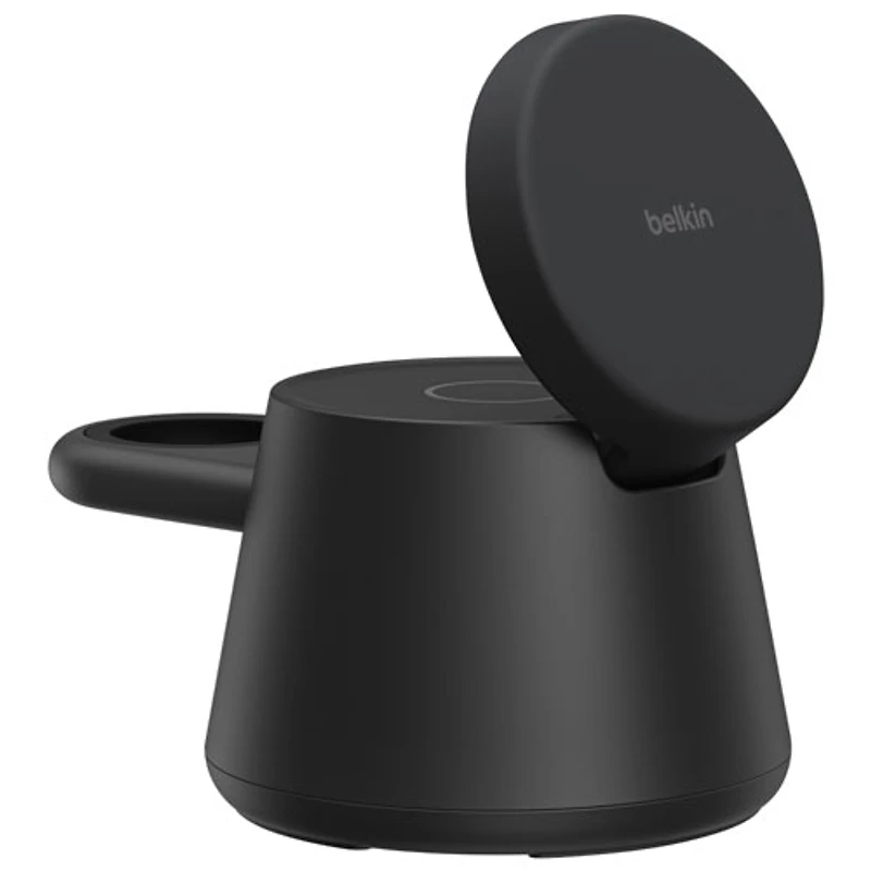 Belkin UltraCharge 3-in-1 25W Qi2 Wireless Magnetic Charging Stand - Black