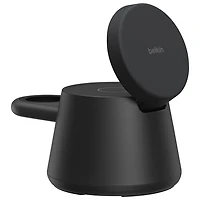 Belkin UltraCharge 3-in-1 25W Qi2 Wireless Magnetic Charging Stand - Black