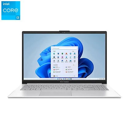 ASUS Vivobook Go 15 15.6" Laptop - Cool Silver (Intel Core i3-N305/8GB RAM/256GB UFS/Windows 11 Home)