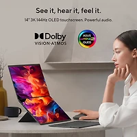 ASUS Zenbook DUO 14" OLED Touchscreen Laptop - Moher Grey (Intel Core Ultra X9 378H/32GB RAM/1TB SSD/Windows 11)