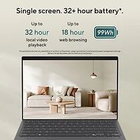 ASUS Zenbook DUO 14" OLED Touchscreen Laptop - Moher Grey (Intel Core Ultra X9 378H/32GB RAM/1TB SSD/Windows 11)