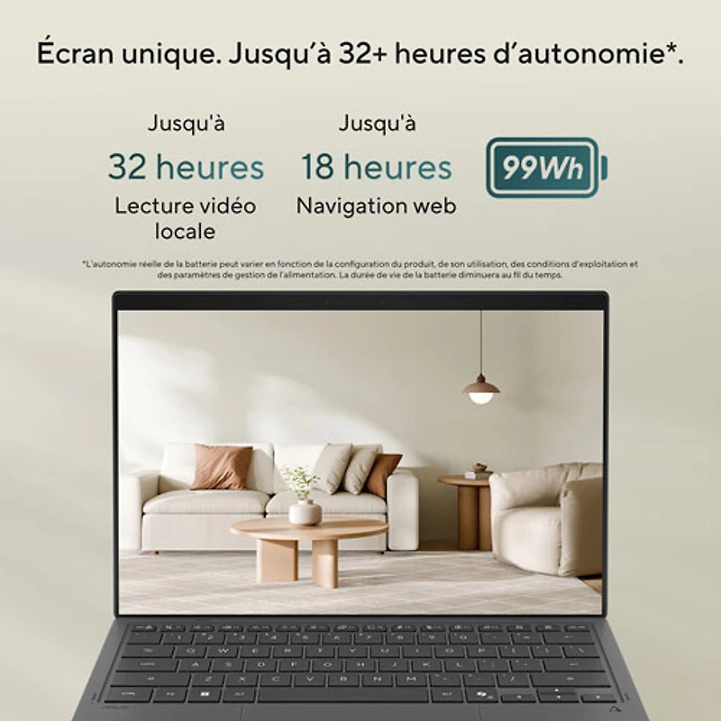 ASUS Zenbook DUO 14" OLED Touchscreen Laptop - Moher Grey (Intel Core Ultra X9 378H/32GB RAM/1TB SSD/Windows 11)