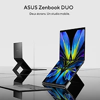 ASUS Zenbook DUO 14" OLED Touchscreen Laptop - Moher Grey (Intel Core Ultra X9 378H/32GB RAM/1TB SSD/Windows 11)