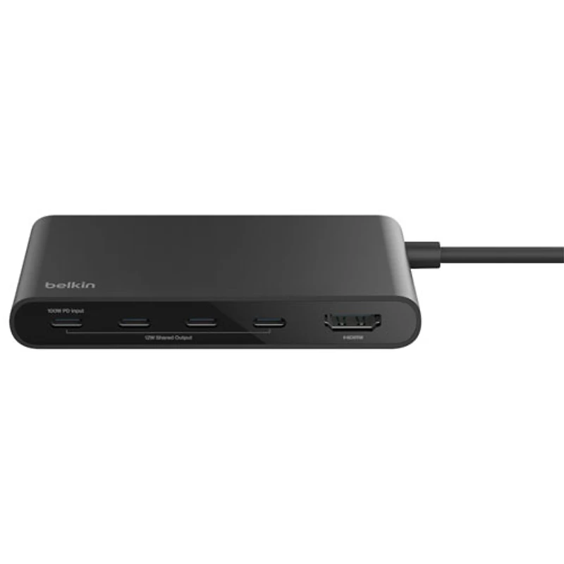 Belkin 5-in-1 Multi-Port 100W PD USB-C Hub with 4k HDMI (AVC021fqBK)