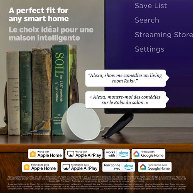 Téléviseur intelligent DEL HD 720p de 32 po série R2 Select avec Dolby Atmos et Roku OS Roku (32R2E5CA) - 2026 - Idéal pour la diffusion en continu