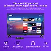 Roku 32" R2 Select Series 720p HD Dolby Atmos LED Roku OS Smart TV (32R2E5CA) - 2026 - Great for Streaming