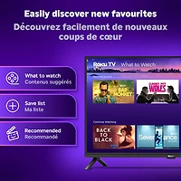 Téléviseur intelligent DEL HD 720p de 32 po série R2 Select avec Dolby Atmos et Roku OS Roku (32R2E5CA) - 2026 - Idéal pour la diffusion en continu