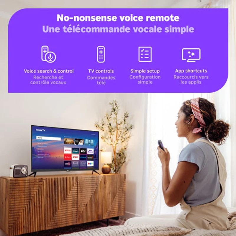Roku 32" R3 Select Series 1080p HD Dolby Atmos LED Roku OS Smart TV (32R3E5CA) - 2026 - Great for Streaming