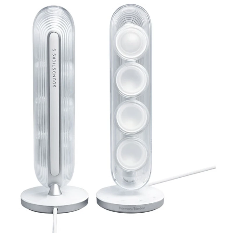 Harman Kardon SoundSticks 5 Bluetooth Wireless Speaker - White