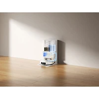 Aspirateur robot à vadrouille sans fil avec cartographie intelligente et autonomie de 200 min P10 Pro Ultra Gen 2 de Mova - Blanc