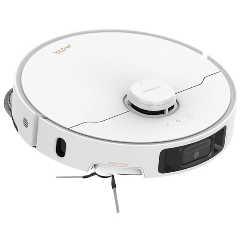 Aspirateur robot à vadrouille sans fil avec cartographie intelligente et autonomie de 200 min P10 Pro Ultra Gen 2 de Mova - Blanc