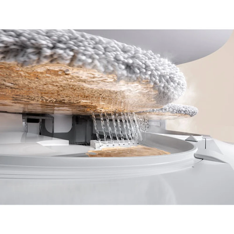 Aspirateur robot à vadrouille sans fil avec cartographie intelligente et autonomie de 200 min P10 Pro Ultra Gen 2 de Mova - Blanc
