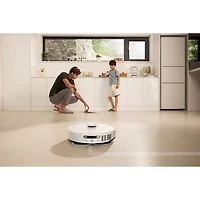 Aspirateur robot à vadrouille sans fil avec cartographie intelligente et autonomie de 200 min P10 Pro Ultra Gen 2 de Mova - Blanc