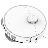 Aspirateur robot à vadrouille sans fil avec cartographie intelligente et autonomie de 200 min P10 Pro Ultra Gen 2 de Mova - Blanc