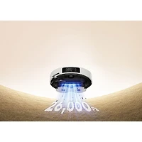 Aspirateur robot à vadrouille sans fil avec cartographie intelligente et autonomie de 200 min P10 Pro Ultra Gen 2 de Mova - Blanc