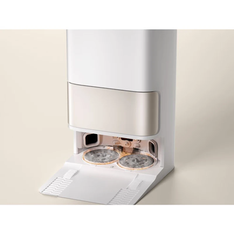 Aspirateur robot à vadrouille sans fil avec cartographie intelligente et autonomie de 200 min P10 Pro Ultra Gen 2 de Mova - Blanc