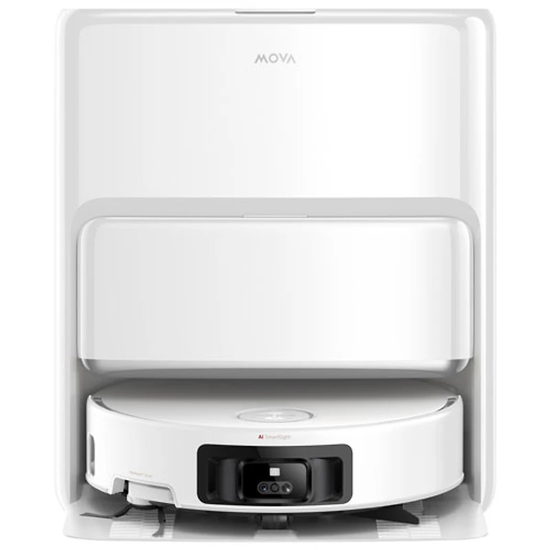 Aspirateur robot à vadrouille sans fil autonome avec rouleau, cartographie intelligente et autonomie de 220 min Z60 Ultra de Mova - Blanc