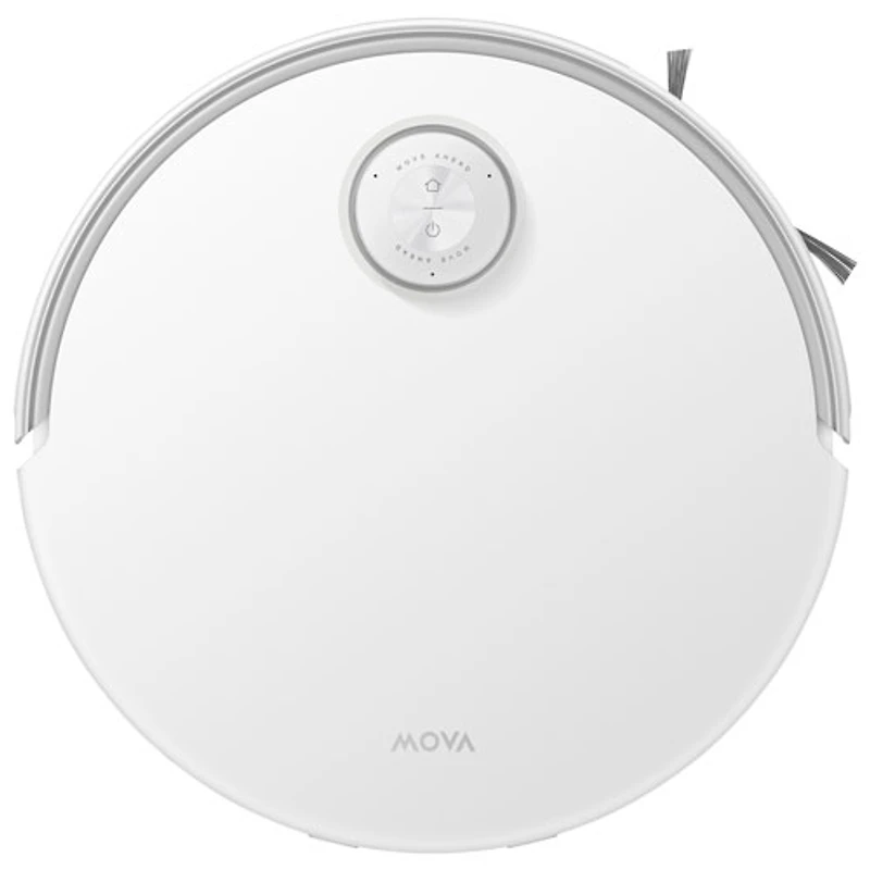 Aspirateur robot à vadrouille sans fil autonome avec rouleau, cartographie intelligente et autonomie de 220 min Z60 Ultra de Mova - Blanc