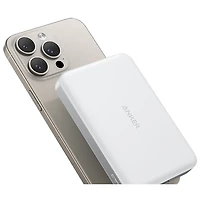 Anker MagGO 10000 mAh 15W USB-C Power Bank with MagSafe - White