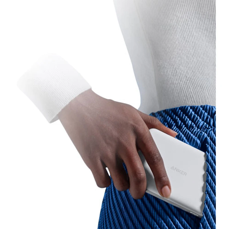 Anker MagGO 10000 mAh 15W USB-C Power Bank with MagSafe - White