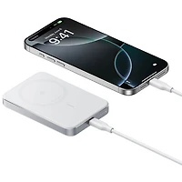 Anker MagGO 10000 mAh 15W USB-C Power Bank with MagSafe - White