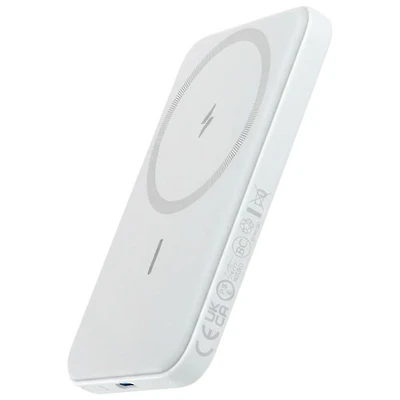 Anker MagGo 5000 mAh Magnetic USB-C Power Bank - White