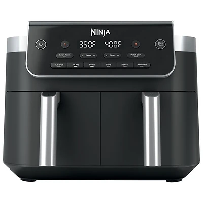 Ninja 6-in-1 Dual Zone Air Fryer - 7.57L (8QT) - Grey