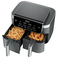 Ninja 6-in-1 Dual Zone Air Fryer - 7.57L (8QT) - Grey