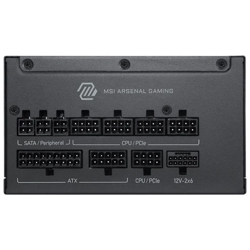 Bloc d’alimentation pour PC MSI MAG A1000PLS 1000 W PCIe 5 ATX 3.1