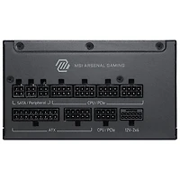 Bloc d’alimentation pour PC MSI MAG A1000PLS 1000 W PCIe 5 ATX 3.1